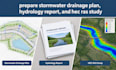 prepare stormwater drainage plan, hydrology report, and hec ras study