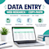Do accurate data entry, web research and copy paste by Orsu_teja | Fiverr