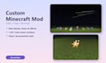 create a custom minecraft mod for fabric or forge