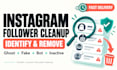 identify and remove instagram ghost, fake, bot, inactive followers safely