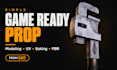 create realistic game ready 3d props with pbr textures