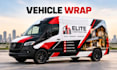 design car, van, truck wraps, fleet graphics, decals, branding in illustrator