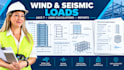 wind load calculations seismic analysis asce 7 structural load calculations