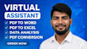 convert pdf to word, excel to word, scanned pdf to editable docx