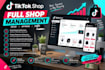 do complete tiktok shop setup, management, SEO listing