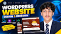 design or redesign a wordpress website with elementor