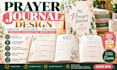design a christian prayer journal, devotional journal and prayer planner