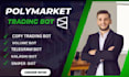 code custom polymarket bot polymarket trading bot or arbitrage bot setup