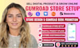 create, set up, and customize your gumroad store