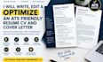 write optimize, edit, format and proofread ats resume, cv writing, cover letter