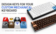 design custom artisan keycap mechanical keyboard cad 3d printable stl model
