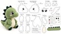 create plush toy sewing patterns and tech packs for stuffed animals