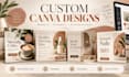 design custom canva social media posts