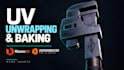 unwrap uvs and bake normal and ao maps for your 3d props