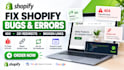 fix shopify bugs, errors, 404 and 301 broken links