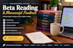 beta read, alpha reader romance fantasy beta reader cozy mystery beta reader