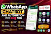 build whatsapp chatbot and automation using n8n
