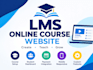 build an lms online course website for elearning and course sales
