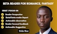 beta reader romance beta reader fantasy beta reader thriller