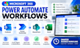 automate sharepoint,outlook and excel workflows with power automate
