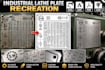 recreate industrial lathe machine plates