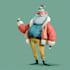 create custom christmas character model