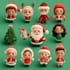 make a christmas  character art