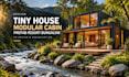 design tiny house, modular cabin and prefab resort bungalow