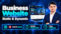 build a professional static or dynamic website for your small business