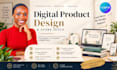 etsy digital products, digital planner, etsy listing and hyperlink