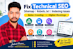 fix technical SEO sitemap robots txt and indexing issues