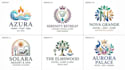 create a professional hotel luxury, chef, and spa logo