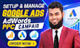 setup and manage google ads adwords PPC campaign