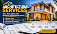 create architectural 3d exterior rendering and realistic house visualization