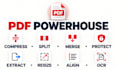 edit, merge, split, compress, protect, or ocr PDF files