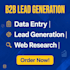 do b2b lead generation and data entry