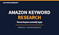 do amazon keyword research and build your tiered map