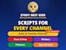 write engaging youtube scripts for your faceless channel