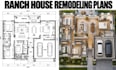 create ranch house remodeling plans with professional cad documentation