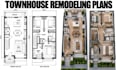 create townhouse remodeling plans with professional cad documentation