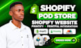 setup and design shopify pod store shopify website printify printful integration