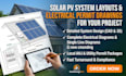 design solar pv system layouts electrical permit drawings for your project