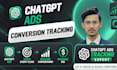 help you set up chatgpt ads and pixel tracking