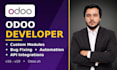 develop custom odoo modules, fix errors and automate workflows