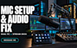 setup or fix mic, dual PC audio routing and stream deck for clear streaming
