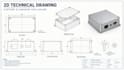 create precise 2d technical drawing and mechanical cad drawing