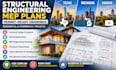 texas michigan kansas structural engineered permit ready plan mep engineer stamp