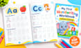 create a children letter tracing handwriting workbook for KDP