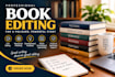 edit and line edit your book manuscript