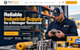 build wix industrial supply website